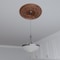 Ekena Millwork Baltimore PVC Ceiling Medallion (Canopies up to 7 3/4"), 22"OD x 3 1/2"ID x 1"P, Bright Coat Copper CMP22BABCO - alternate 9